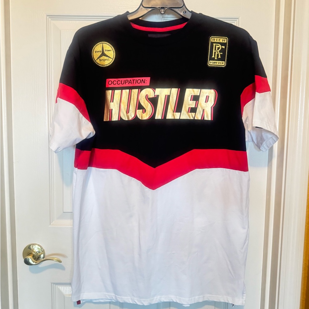 Forever 21 Black and Red Hustler Tee